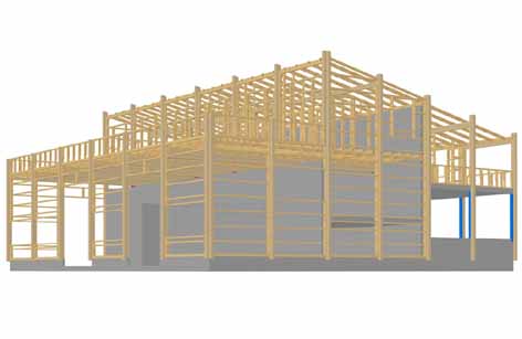 Holzbauplanung Werkstatt in Elgg