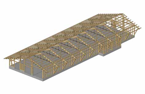 Holzbauplanung Scheune in Aadorf