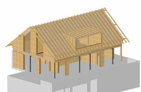 Holzbauplanung EFH in Schwellbrunn